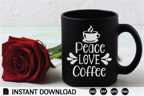 Peace Love Coffee Svg Graphic By Svg Design Shop Creative Fabrica