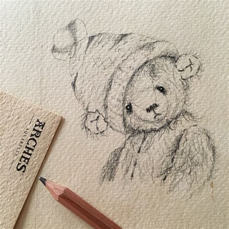 Teddy Bear Pencil Drawing at GetDrawings | Free download