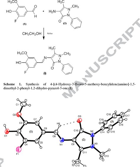 Figure 1 From The New Schiff Base 4 4 Hydroxy 3 Fluoro 5 Methoxy