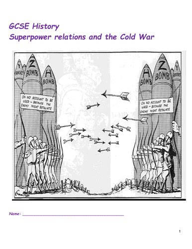 Gcse History Cold War Revision Teaching Resources