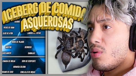 MAAU REACCIONA AL ICEBERG DE COMIDAS C LERAS YouTube