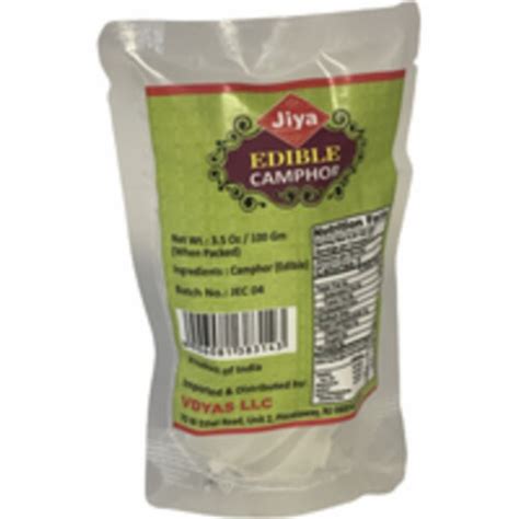 Jiya Edible Camphor 100 Gm 35 Oz 1 Unit Kroger