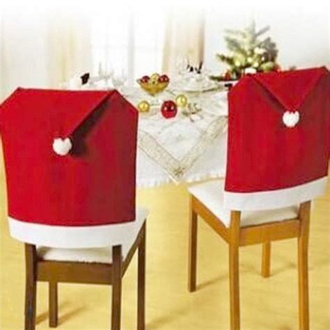 Hort De Santa Claus Sombrero Fundas Para Sillas Mesa De Navidad