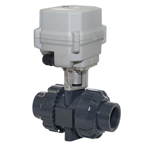 12 Dn15 Two Wires Control Normally Closed Electric Ball Valveac24v Pvc Motorized Ball Valve