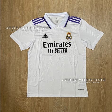 Jual Jersey Baju Sepak Bola Real Madrid Home 20222023 Grade Ori