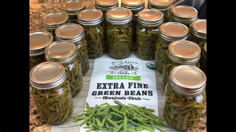 Pressure Canning Frozen Green Beans Youtube