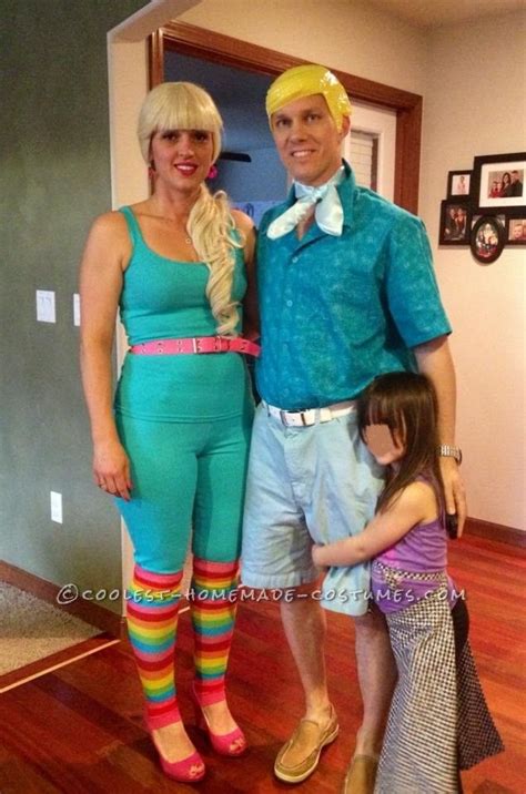 Coolest Adult Diy Couple Costume Idea Toy Story Barbie And Ken Barbie And Ken Costume Barbie