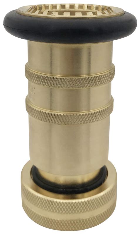 Snapklik 1 Inch NPSH Fire Hose Nozzle Brass Fire Equipment