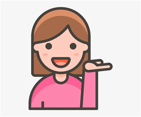 Girl With Hand Out Emoji