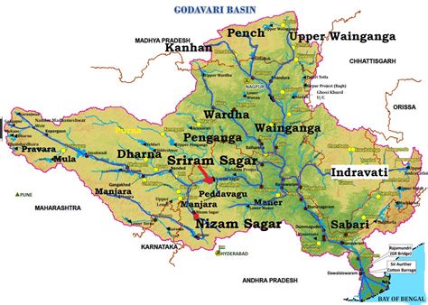 Krishna River Map In Telangana