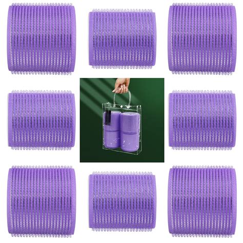 Jumbo Ceramic Thermal Self-Grip Salon Hair Rollers and Curlers for Hair