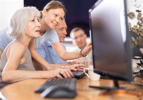 Mature Woman Computer Curious Stock Photos Free Royalty Free Stock Photos From Dreamstime