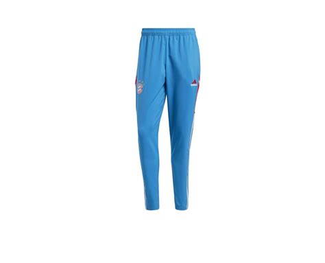 adidas FC Bayern München Prematch Hose 2023 2024 Blau Fanartikel