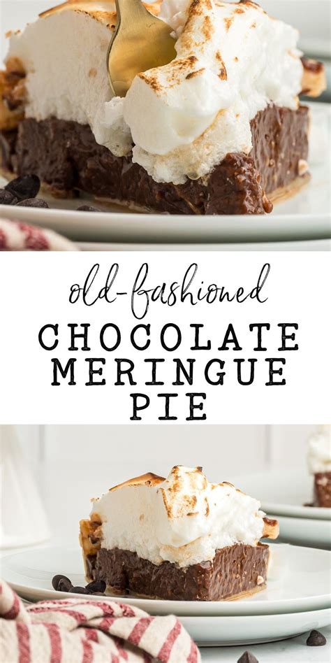 How To Make Grandmas Chocolate Pie With Meringue A Nostalgic