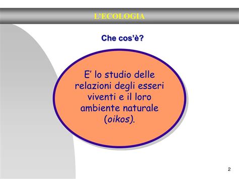 PPT Uno sguardo allecologia agli ecosistemi ed alla biodiversità