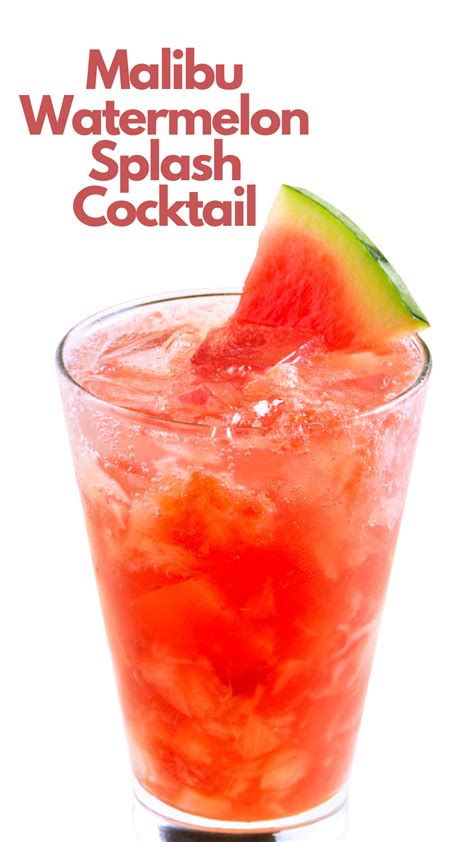 10 Best Malibu Cocktails To Try Recipe Malibu Cocktails Watermelon