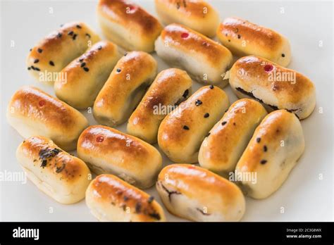 Chinese Pastry Mung Bean Stock Photo Alamy