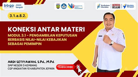 Koneksi Antar Materi Modul Pengambilan Keputusan Berbasis Nilai