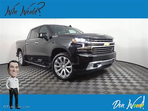 2020 Black Chevrolet Silverado 1500 High Country Crew Cab 4x4 144491186 Photo 6