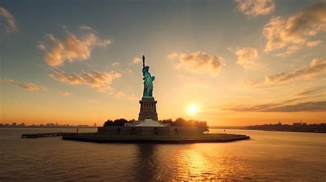 Est Tua Da Liberdade Em Nova York Foto Premium