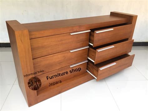 Jual Bufet Minimalis Kayu Jati Asli Kab Jepara Furniture Shop