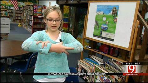 Enid Girl Hailed As Hero For Saving Classmate S Life