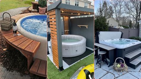 Cozy Outdoor Hot Tub Ideas L Backyard Hot Tub L Hot Tub Deck Design L