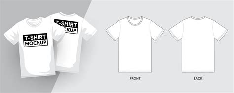 Apparel mockup graphic templates. T-shirt 2159198 Vector Art at Vecteezy