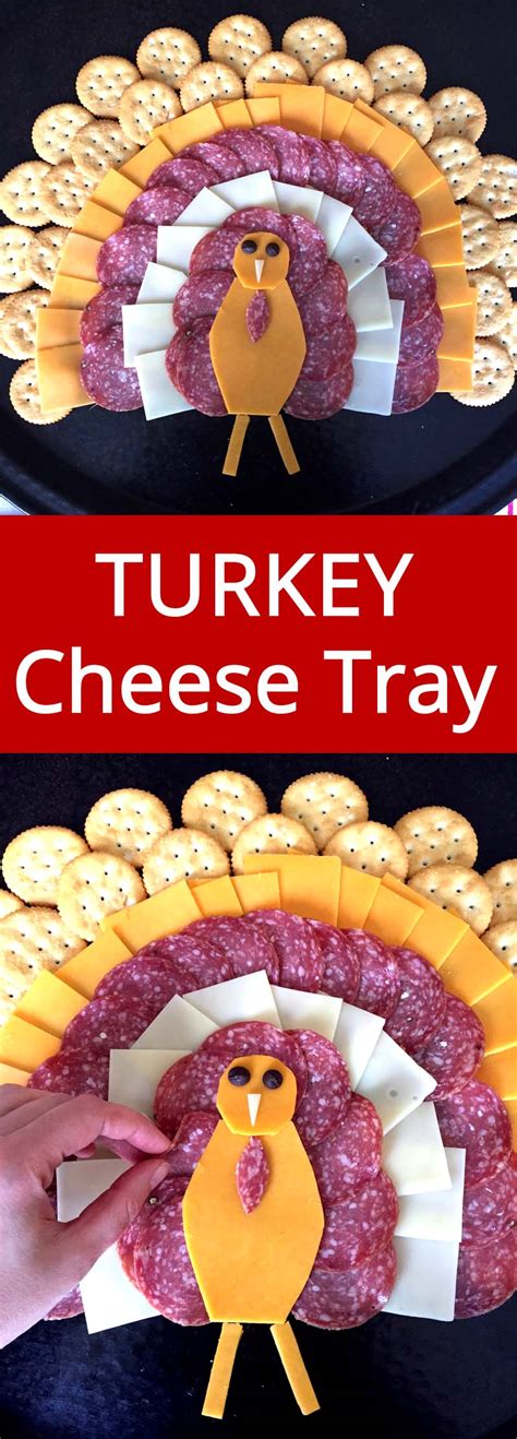 Thanksgiving Turkey-Shaped Cheese Platter Appetizer Recipe – Melanie Cooks