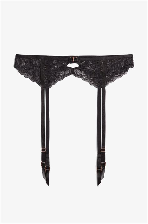 Porte Jarretelle En Dentelle Envoutante Noir Etam