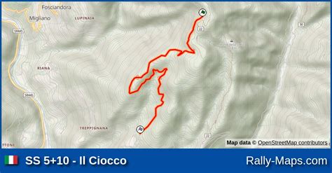 Ss Il Ciocco Stage Map Rally Il Ciocco Terra Rally