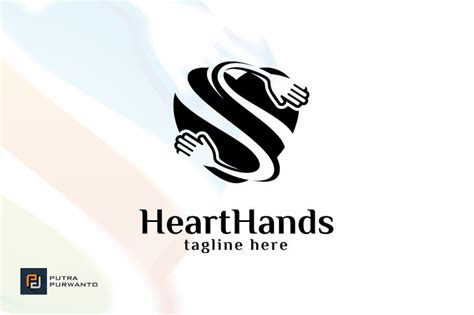 Heart Hands - Logo Template - Design Template Place