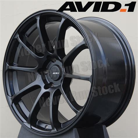 Avid Av X X Staggered X Matte Black Spokes