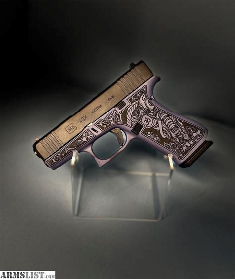 Armslist For Sale Glock 43x Crushed Orchid Elephant New