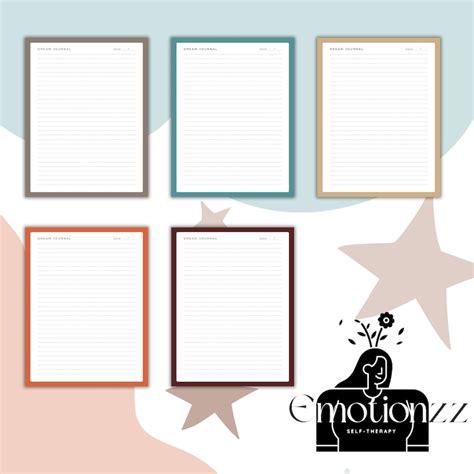 Dream Journal Prompts, Printable Guided Journal, Goodnotes Compatible ...