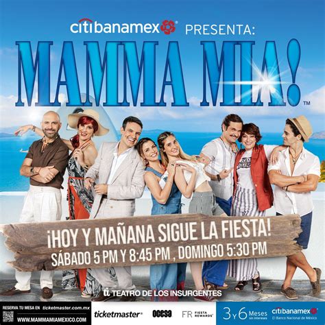 Teatro Insurgentes On Twitter Ya Arrancamos Funciones De Mamma Mia