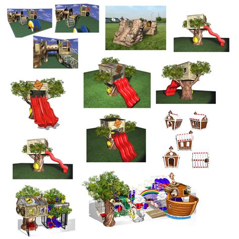 Conceptual Playground Drawingsindoor And Outdoor Playground Equipment