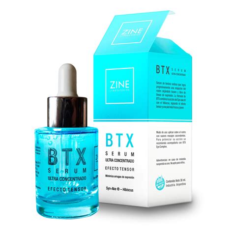 Zine BTX Serum Ultraconcentrado Efecto Botox X 30 Ml Jezmin Distribuidora