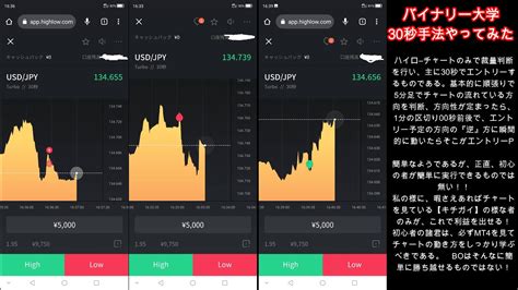【バイナリーオプション】バイナリー大学さんの手法やってみた Youtube