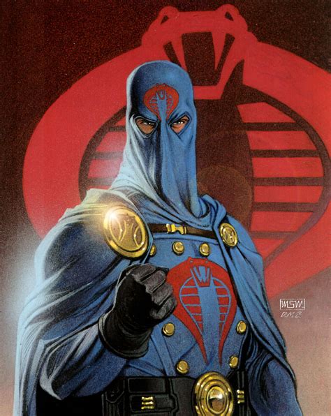 Cobra Commander By Mike S Miller And David Michael Beck Cobra Art Cobra Commander Comic Art