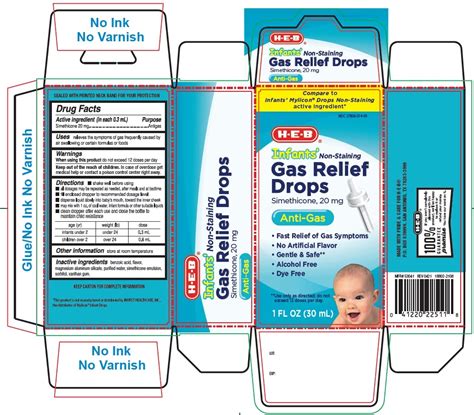 Dailymed Infants Non Staining Gas Relief Simethicone Solution Drops