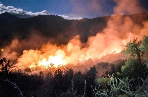 Impresionantes Imágenes De Los Incendios En El Bolsón Que Alertan Por