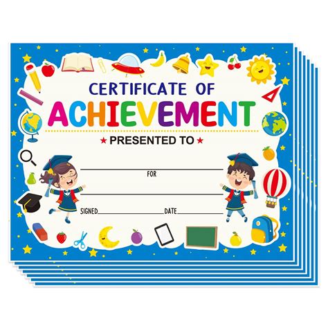 Buy 34 Pcs Certificate Of Achievement School Award Certificates For