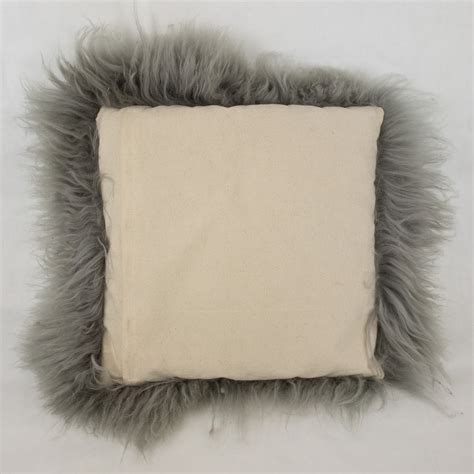 West Elm Mongolian Lamb Pillow Pair