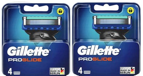 GILLETTE FUSION PROGLIDE 8 szt WKŁADY OSTRZA NOŻYKI PROD ORYGIN