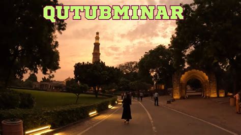 Vlog Qutub Minar Night Light Show Cinematic Vlog