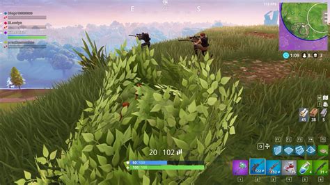 Hiding In A Bush In Fortnite Youtube