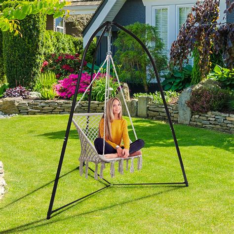 Sorbus Tripod Hanging Chair Stand Heavy Duty Steel Sensory Swing Stand