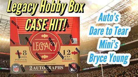 Awesome Pulls Case Hit Panini Nfl Legacy Box Break Dare To