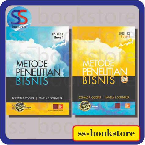 Jual Metode Penelitian Bisnis Edisi Sepaket Buku Cooper Shopee